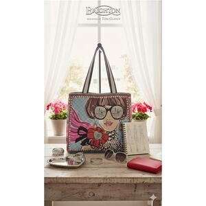 ✨ Brighton Fashionista "Sparkle and Shine" Tote – Art by Tom Clancy ✨